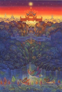 Bouddhiste œuvres - bouddhisme contemporain ciel Fantasy 003 CK bouddhisme